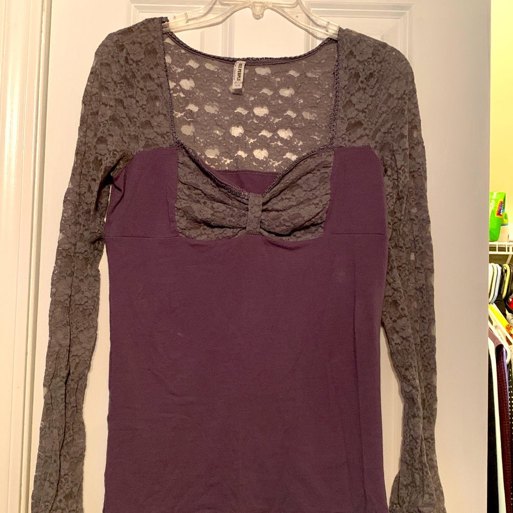 Free people lace top